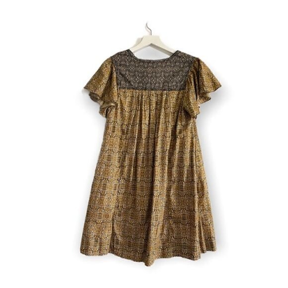 Anthropologie Astrid tunic mini dress Size XS in black motif. New with tag - Picture 5 of 14